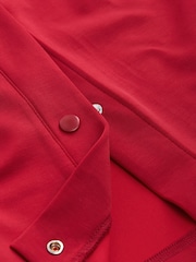 Red Soft Jersey Popper Side Trousers - Image 6 of 6
