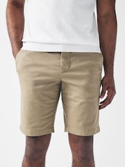 Lacoste Slim Fit Chino Brown Shorts - Image 1 of 5
