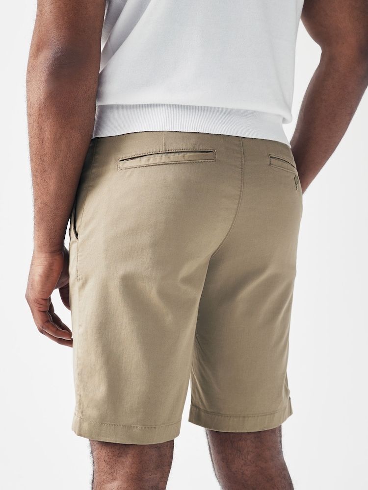 Lacoste Slim Fit Chino Brown Shorts - Image 2 of 5