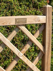 Rowlinson Natural Square Lattice Garden Planter - Image 2 of 2