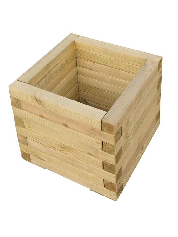 Rowlinson Natural Square Patio Garden Planter - Image 2 of 4