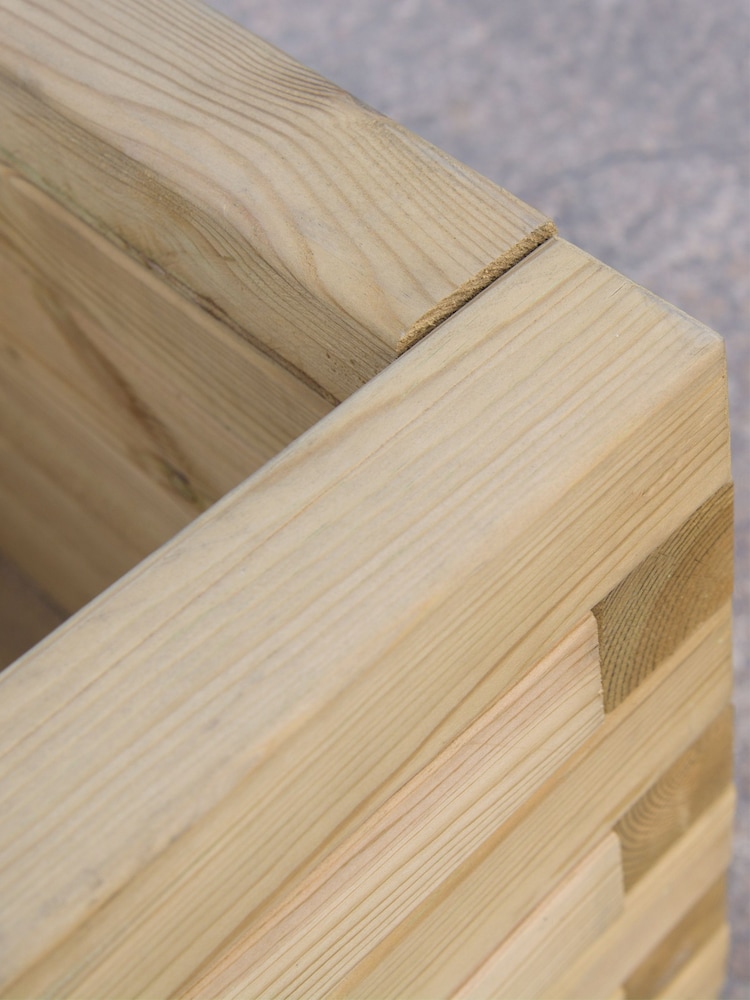 Rowlinson Natural Square Patio Garden Planter - Image 4 of 4