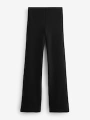 Black Smoothing Ponte Jersey Wide Leg Trousers - Image 6 of 7