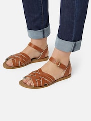 Salt-Water Sandals Red Retro Strappy Sandals - Image 3 of 4