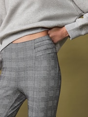 Monochrome Ponte Waistband Detail Leggings - Image 5 of 8