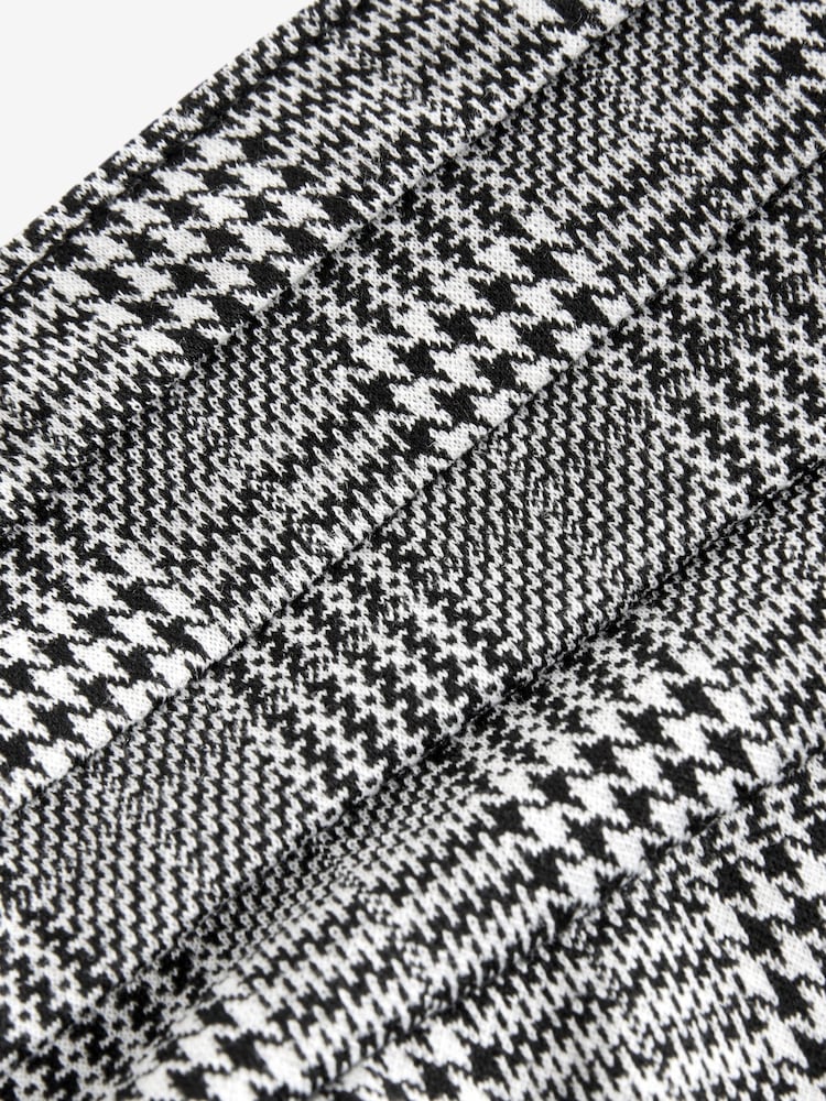 Monochrome Ponte Waistband Detail Leggings - Image 8 of 8