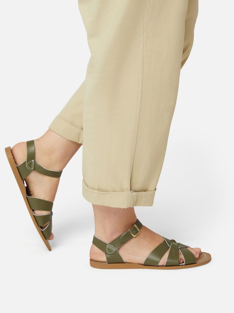 Salt-Water Sandals Green The Original Flat Strappy Sandals - Image 1 of 4