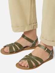 Salt-Water Sandals Green The Original Flat Strappy Sandals - Image 2 of 4