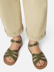 Salt-Water Sandals Green The Original Flat Strappy Sandals - Image 3 of 4