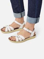 Salt-Water Sandals White Boardwalk Waterproof Sandals - Image 3 of 4