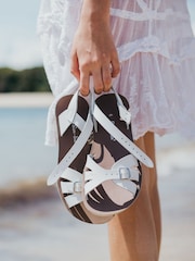 Salt-Water Sandals White Boardwalk Waterproof Sandals - Image 4 of 4