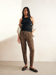 Animal Print Jersey Joggers - Image 3 of 9