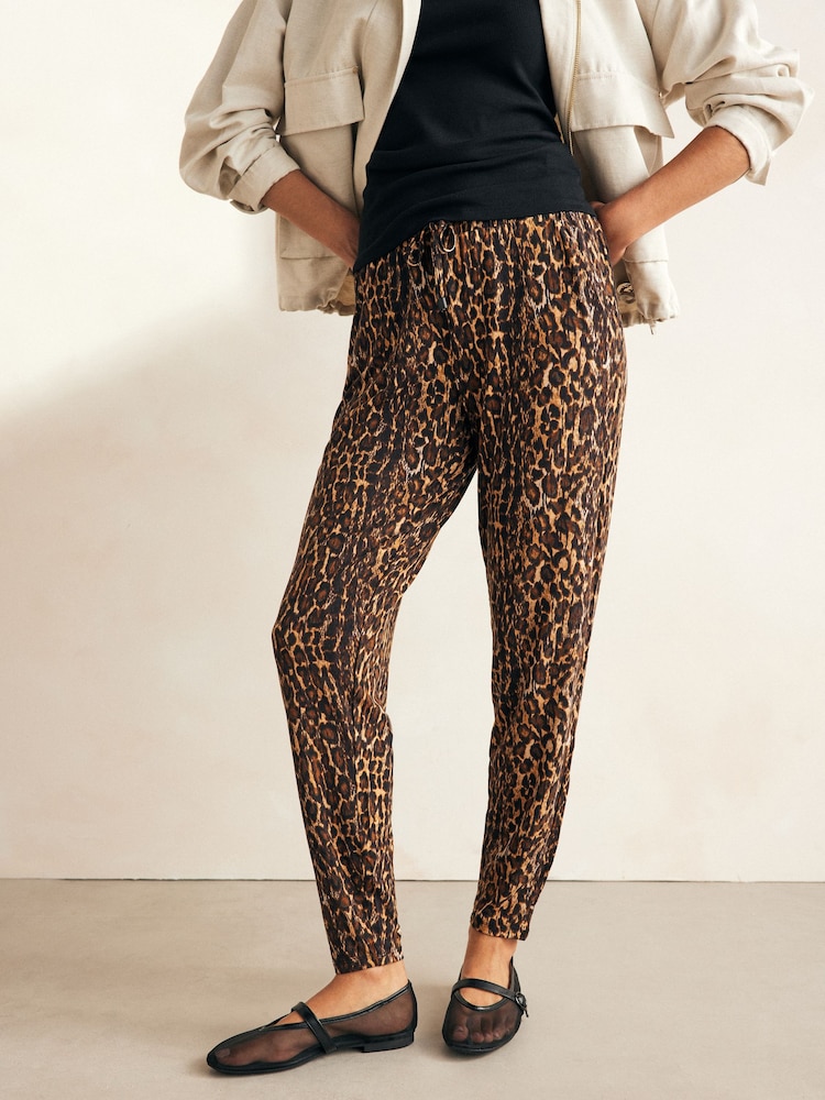 Animal Print Jersey Joggers - Image 5 of 9