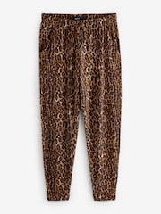 Animal Print Jersey Joggers - Image 8 of 9