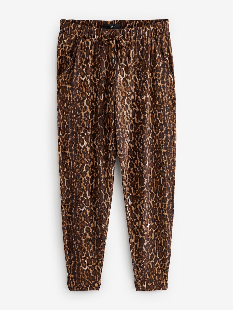 Animal Print Jersey Joggers - Image 8 of 9