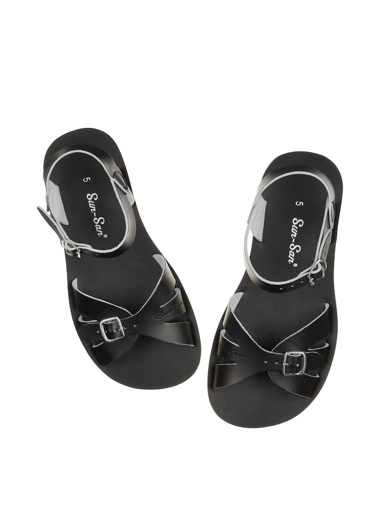 Salt-Water Sandals Black Boardwalk Waterproof Sandals - Image 4 of 4