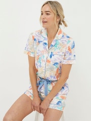 FatFace Natural Ocean Shell Shirt - Image 3 of 5