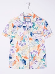FatFace Natural Ocean Shell Shirt - Image 5 of 5