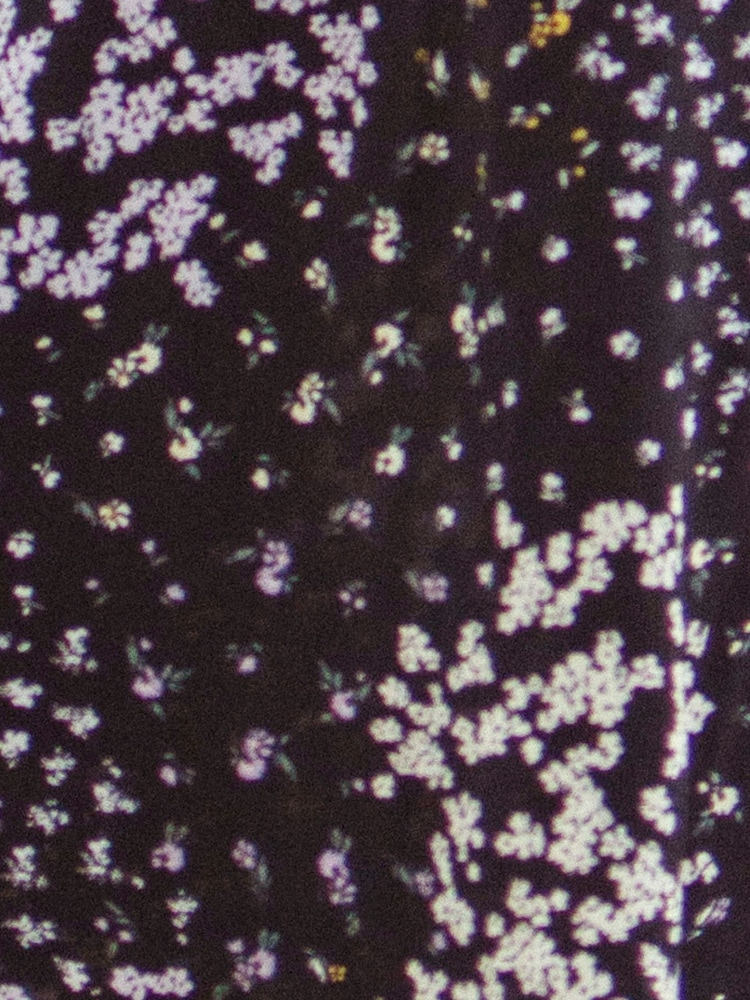 Seraphine Maternity and Nursing Purple 100% Cotton Floral Print 2-In-1 Dress - Image 10 of 10