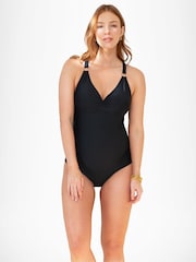 Seraphine Front Twist Maternity Swimsuit - Image 1 of 6