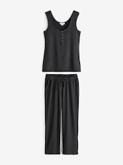 Seraphine Maternity and Nursing Jersey Black Pyjamas - Image 7 of 9