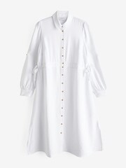 Seraphine robe chemise blanche de maternité - Image 10 de 10