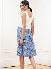 Seraphine Blue Seamless Over Bump Maternity Dress - Image 2 of 8