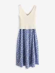 Seraphine Blue Seamless Over Bump Maternity Dress - Image 8 of 8