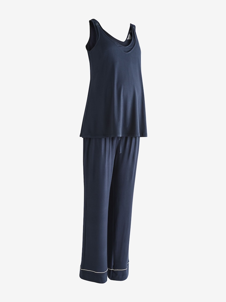 Seraphine Black Jersey Maternity Loungewear 3 Piece Set - Image 5 of 5