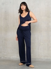 Seraphine Black Jersey Maternity Loungewear 3 Piece Set - Image 7 of 10