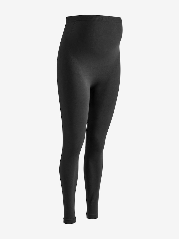 Seraphine Nach der Schwangerschaft Nahtlose Leggings, Schwarz - Bild 5 von 5 Seraphine Nach der Schwangerschaft Nahtlose Leggings, Schwarz - Bild 5 von 5