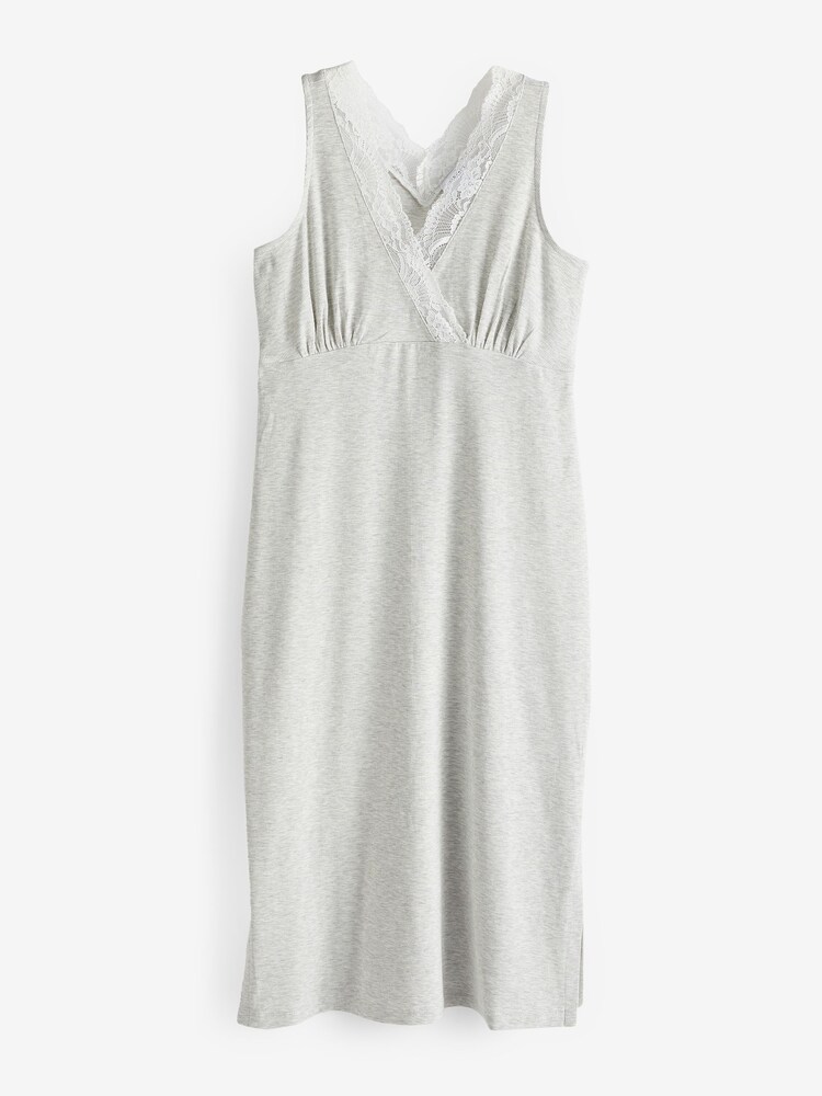 Camisón Premamá y Maternidad Cruzado Gris de Seraphine - Imagen 11 de 11 Camisón Premamá y Maternidad Cruzado Gris de Seraphine - Imagen 11 de 11
