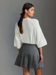 Grey Premium Jersey Kilt Skirt - Image 3 of 6