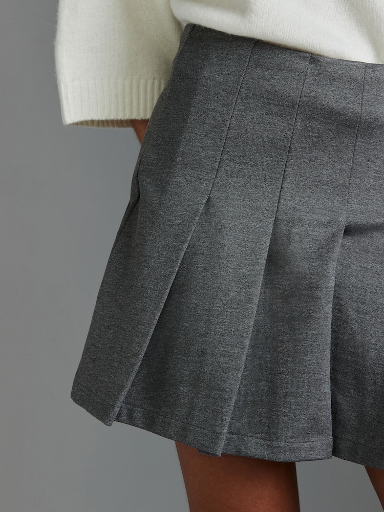 Grey Premium Jersey Kilt Skirt - Image 4 of 6