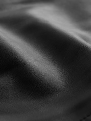 Black Faux Leather PU Column Skirt - Image 7 of 7