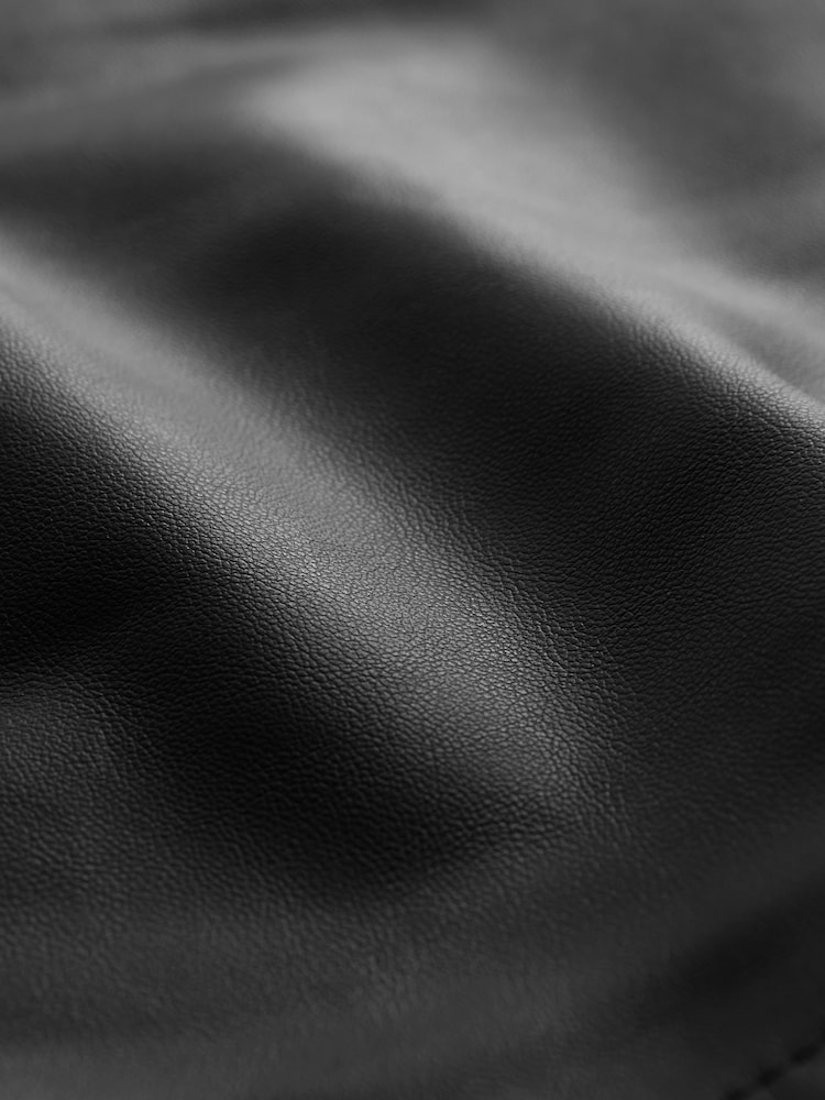 Black Faux Leather PU Column Skirt - Image 7 of 7
