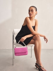 Hot Pink - Gewebte Clutch - Bild 1 von 9