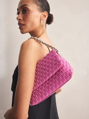 Hot Pink - Gewebte Clutch - Bild 4 von 9