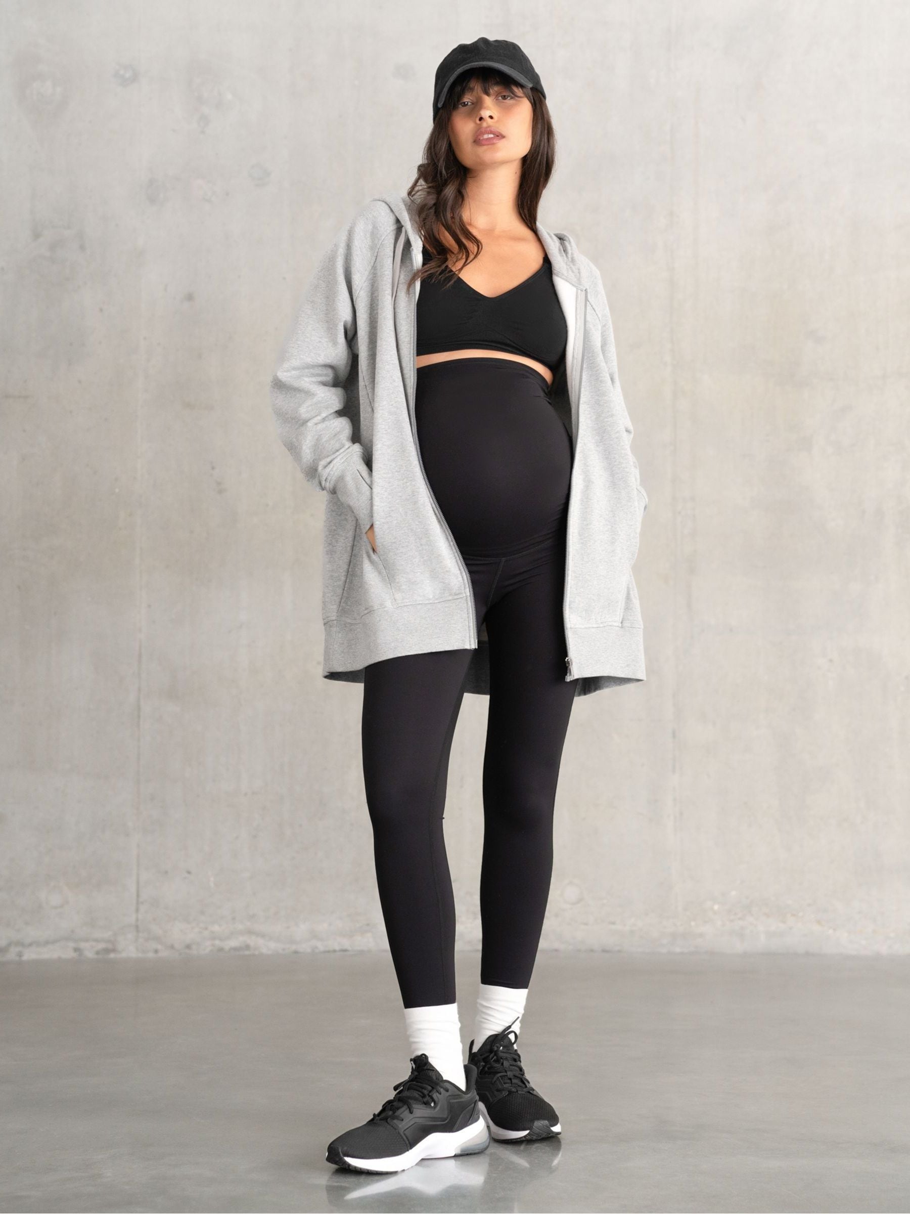 Buy Seraphine Grey 3 In 1 Relaxed Fit Maternity Hoodie from