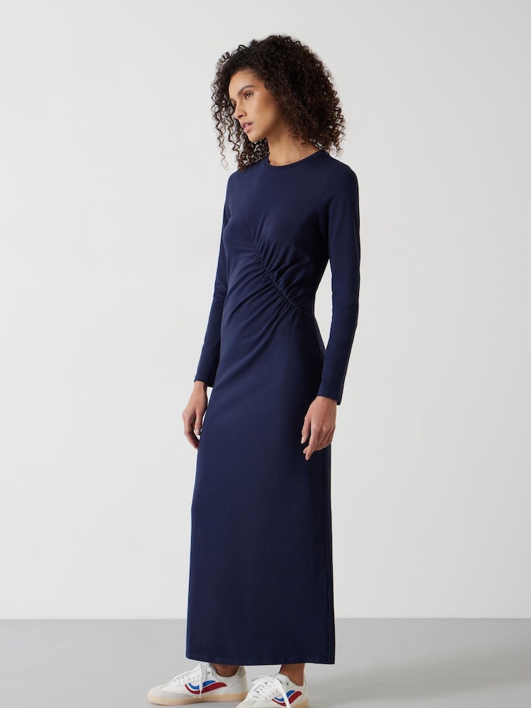 Hush Blue Frankie Gather Maxi Dress - Image 2 of 5 Hush Blue Frankie Gather Maxi Dress - Image 2 of 5