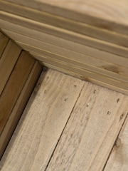 Rowlinson Natural Rectangular Patio Garden Planter - Image 4 of 4