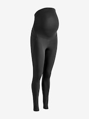 Seraphine Black Bump & Back Support Maternity Black Leggings - Image 6 of 6