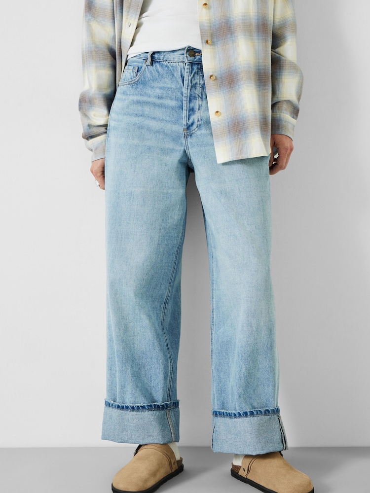 Hush Blue Mia Straight Leg 100% Cotton Jeans - Image 1 of 4