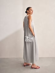 Silver Bow Clutch Bag - Image 2 of 9