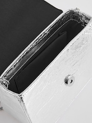 Silver Bow Clutch Bag - Image 9 of 9