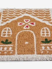 Natural Christmas Gingerbread House Doormat - Image 4 of 4