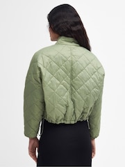 Barbour® International Black Hamilton Quilted Bomber Jacket - Image 2 of 6