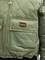 Barbour® International Black Hamilton Quilted Bomber Jacket - Image 5 of 6