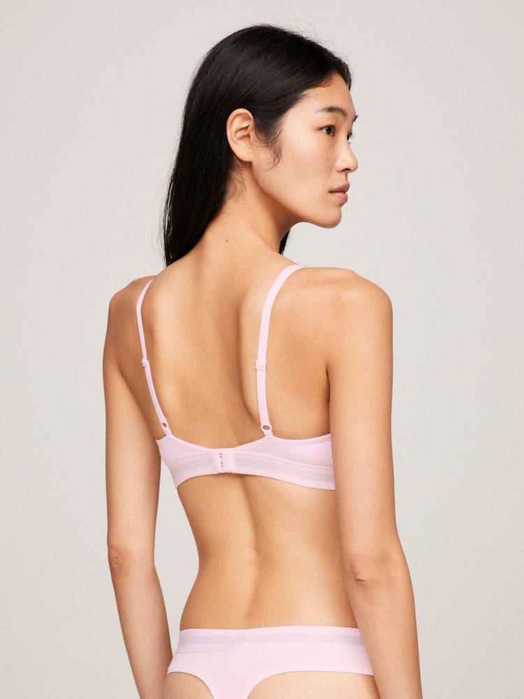 Tommy Hilfiger Pink Unlined Triangle Tog Bra - Image 2 of 4