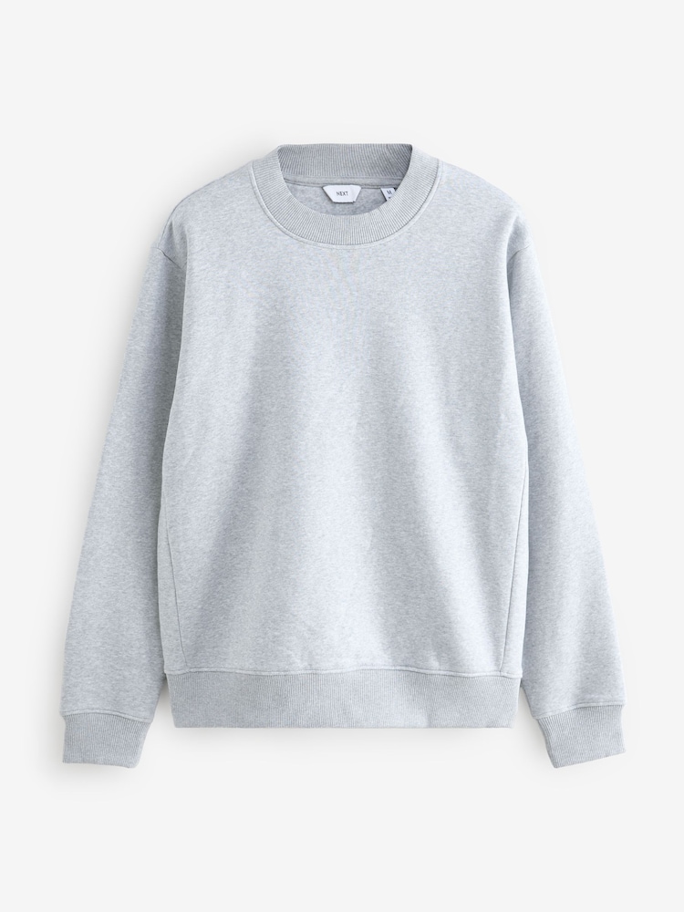 Black/Grey 2Pk Crew Sweatshirts 2 Pack - Image 8 of 10